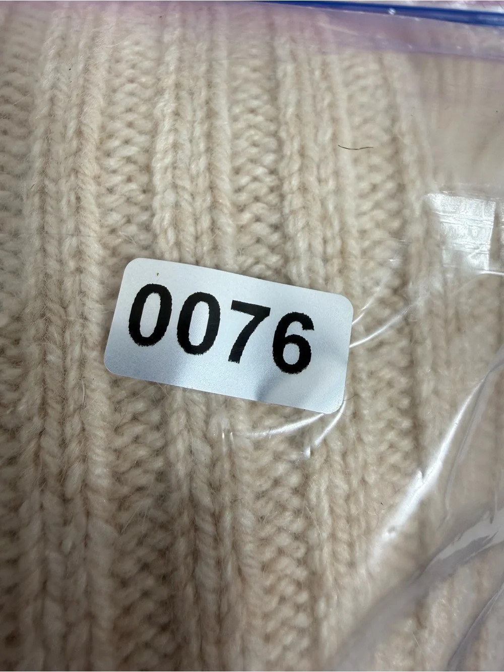 Tory Burch Cream Cable Knit Sweater (Cream)beaded on the front